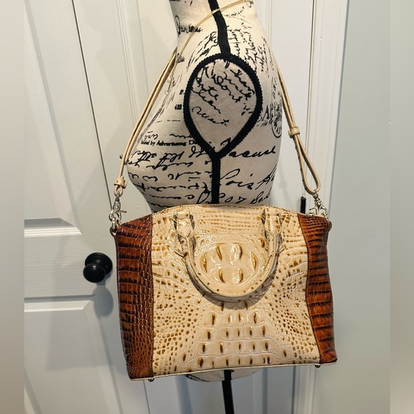 Brahmin Joan Tote Champagne Duxbury - Picture 8 of 13